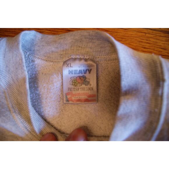 Vintage 90s Gifts of Nature 1993 Chicago’s Brookfield Zoo Gray XL Sweatshirt USA - Picture 2 of 10